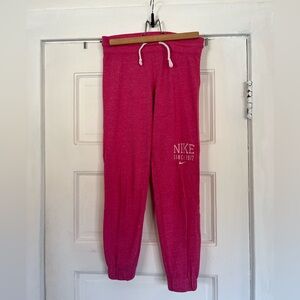 Nike Pink Jogger Pants